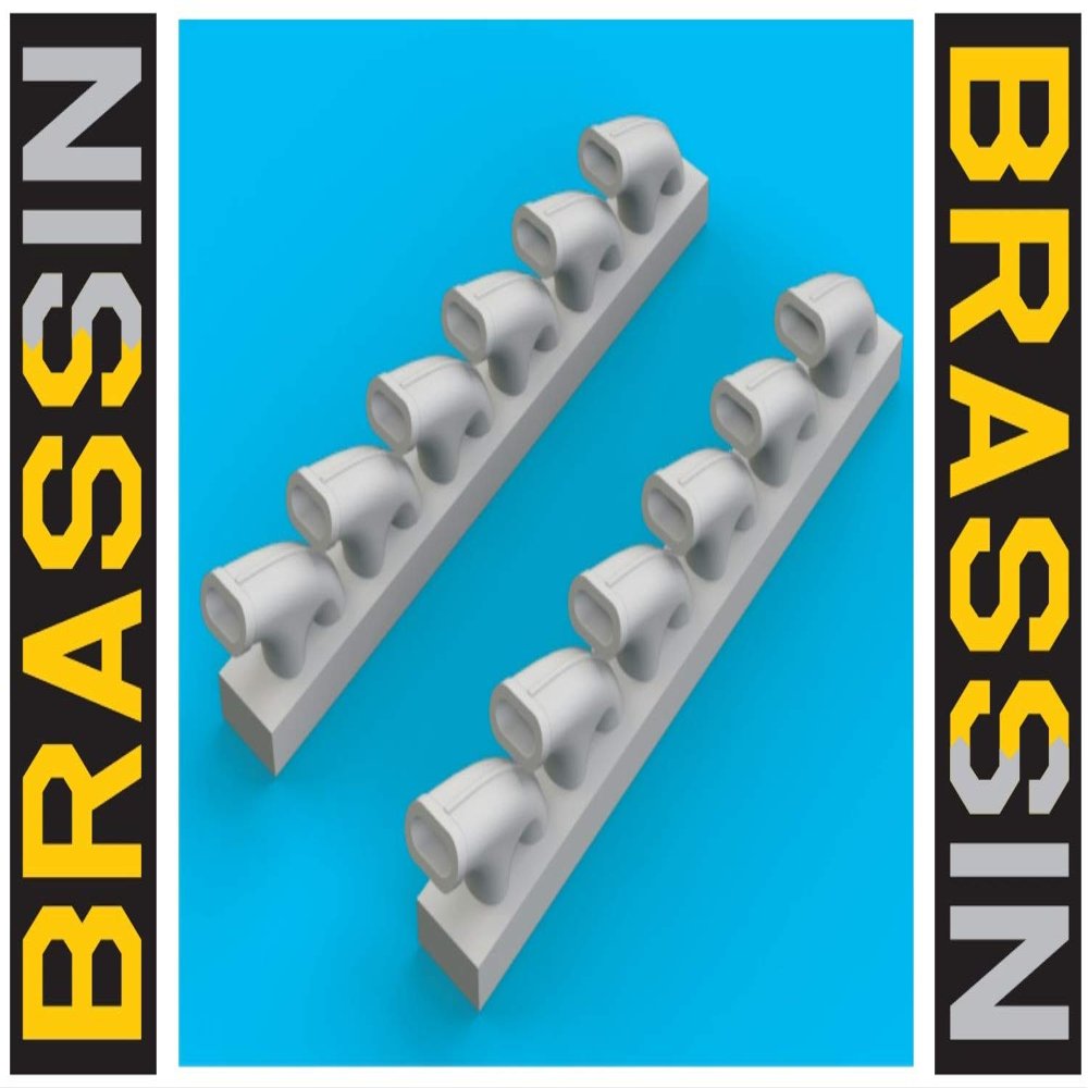 Eduard EDB648414 Brassin 1:48 - Typhoon Mk.Ib Exhaust Stacks kit, Various.