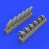 Eduard EDB648414 Brassin 1:48 - Typhoon Mk.Ib Exhaust Stacks kit, Various. view 3