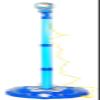 Super Star Kids Karaoke Stand Up Microphone for Kids, Support iPhone/Android Smartphones and MP3 Player (Blue) view 4