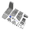 Eduard EDB648411 Brassin 1:48-Bf 109G-6/U4 Cockpit (Tamiya) kit, Various view 1