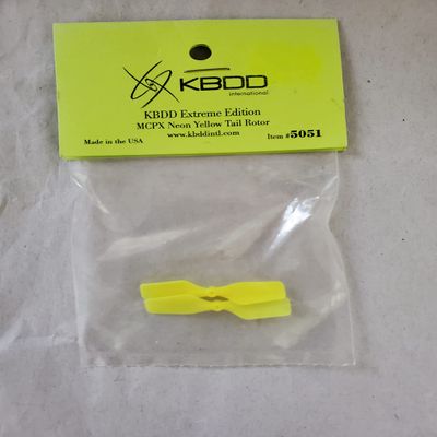 KBDD Extreme Edition MCPX Tail Rotor -Neon Yellow #5051