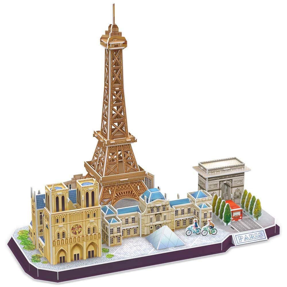 Cubic Fun 3D Puzzle of The City of Paris in Line (771mc254)