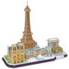 Cubic Fun 3D Puzzle of The City of Paris in Line (771mc254) view 1