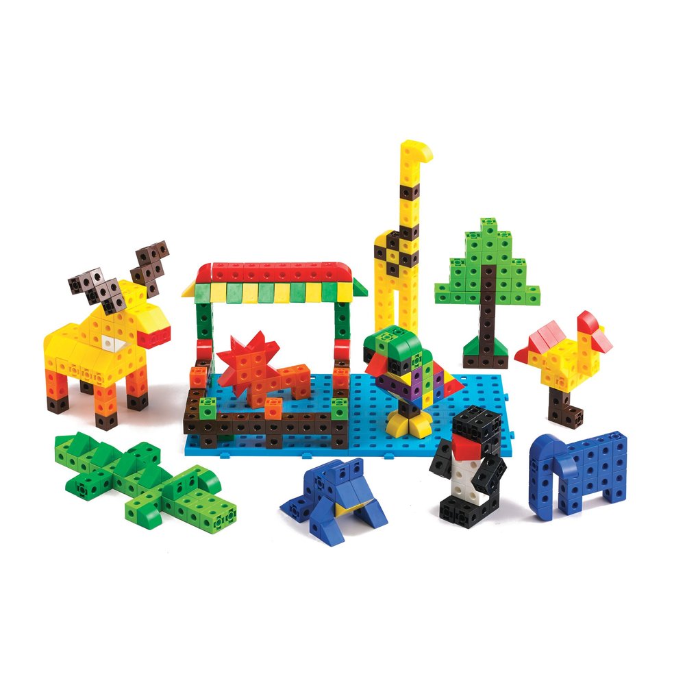 Learning Advantage CTU12134 Linking Cubes Classroom Activity Set, 2cm Size (Pack of 546)
