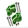 Aluminum Rear Lower Axle Mount Set for Rear Suspension Links for LOSI 1:6 4WD Super Baja Rey LOS05013 / Super Baja Rey 2.0 LOS05021 Upgrades - Green view 1