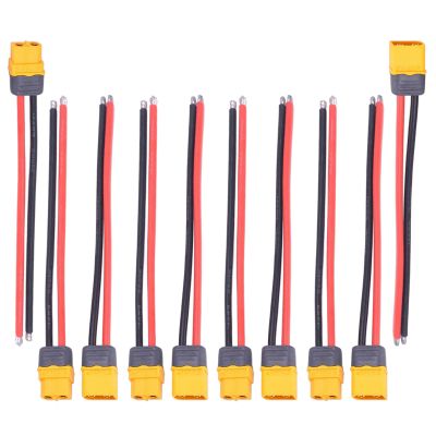 Onyehn 5 Pairs 150mm 12AWG Wire XT60H Plug Male and Female Connector for RC