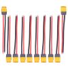 Onyehn 5 Pairs 150mm 12AWG Wire XT60H Plug Male and Female Connector for RC view 1
