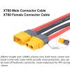 Onyehn 5 Pairs 150mm 12AWG Wire XT60H Plug Male and Female Connector for RC view 3