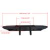 RCLions Metal Rear Bumper with LED Taillights for Axial SCX10 1/10 RC Model Crawler Car view 2