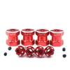 Yeah Racing Aluminum Hex Adaptor 15mm Offset For 12mm Hex Wheel Red Crawlers view 1