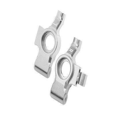 Aluminum Rear Knuckle Arm For 1/10 Traxxas Ford GT 4-Tec 2.0 83056-4/4-Tec 3.0 93054-4 - 2Pc Set Silver