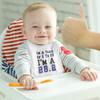 26.2 Marathon Scale of 1 to 10 Sporty Running Runner Marathoner Baby Bib view 3