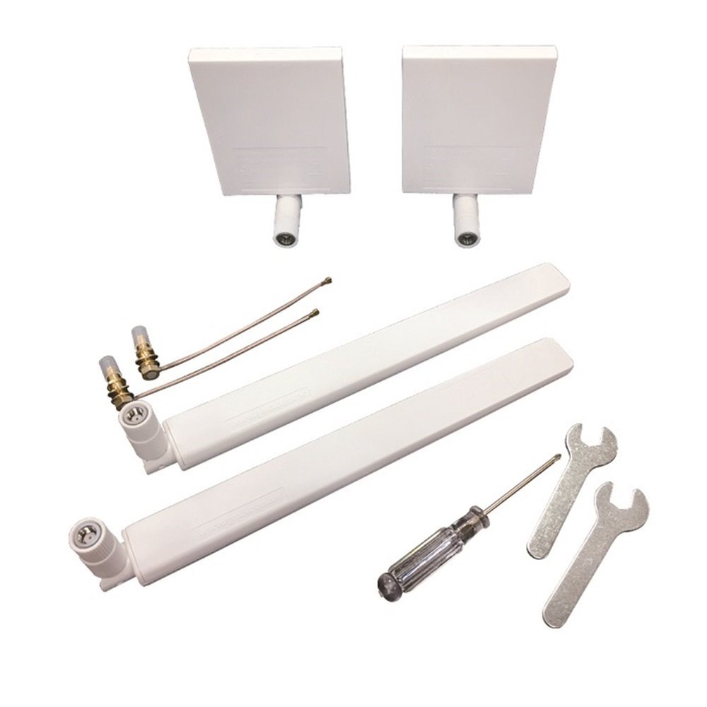2pcs Directional & 2pcs Omnidirectional Dual Frequency Signal Range Booster Antenna Kit for Xiaomi 4K