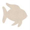 24" Angel Fish Unfinished Wood Cutout Shape view 1