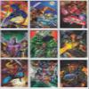 1994 Marvel Flair Inaugural Edition Base Set of 150 Cards NM/M X-Men, Spider-Man view 2