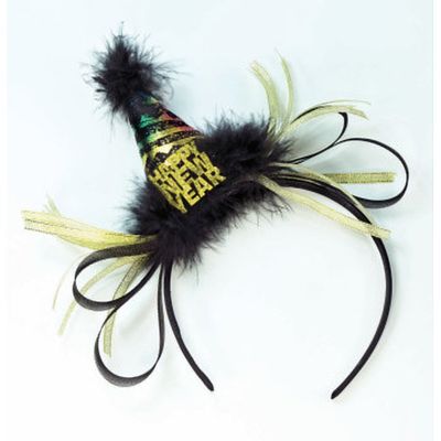 Forum Novelties 74096 Happy New Year Mini Hat Headband