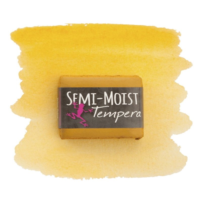 Richeson Semi-Moist Tempera Cake - Yellow Ochre