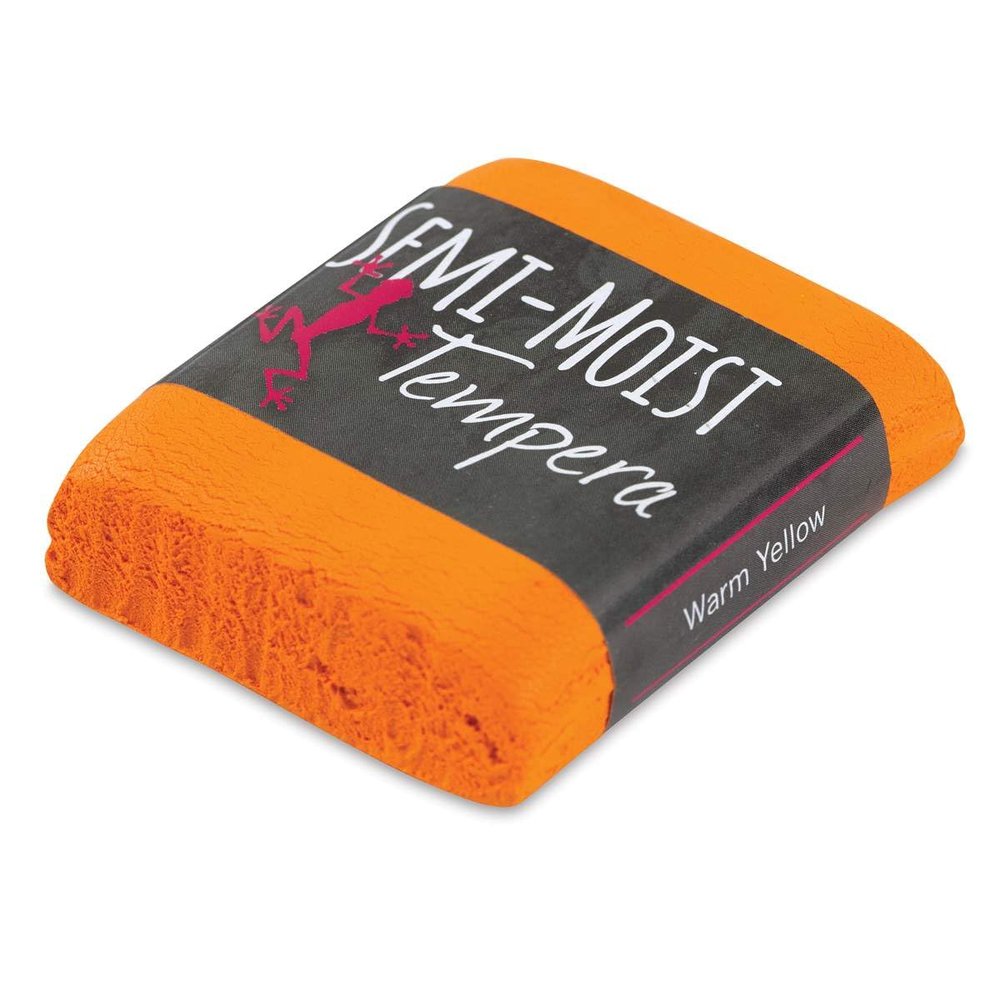 Richeson Semi-Moist Tempera Cake - Warm Yellow