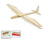 Dancing Wings Hobby Balsa Wood Radio Remote Controlled Electric F16 Glider Sunbird Need to Build (F1601B) view 1