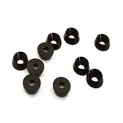 Integy Billet Machined M3 Size Color Concave Alloy Washer Kit 10pcs
