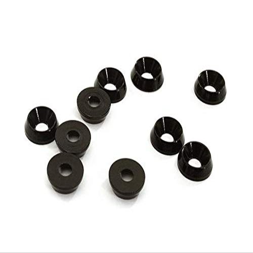 Integy Billet Machined M3 Size Color Concave Alloy Washer Kit 10pcs