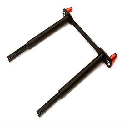 Integy Alloy 6mm Size Body Posts 71mm Apart, 90mm Across Mounting Holes & 117mm Tall