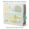 Baby Milestone Keepsake Storage Box: Track Treasured Memories - A is for Adorable view 4