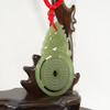 2" China Certified Nature Hetian Nephrite Jade Wealth Pixiu Pair Necklace Pendants 0056 view 3
