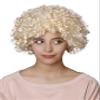 Matissa Unisex Clown Wig Circus Funny Fancy Party Dress Accessory Afro Stag Do Fun Joker (Blonde) view 1