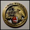 940th Wing First Sergeants Military Colorized Challenge Art Coin view 1