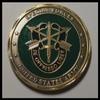 Green Beret Special Forces Liber Military Colorized Challenge Art Coin view 2