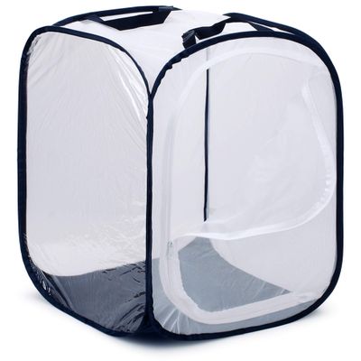 RESTCLOUD 36" Large Monarch Butterfly Habitat, Giant Collapsible Insect Mesh Cage Terrarium Pop-up 24 x 24 x 36 Inches
