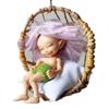 1:12 Scale Hanging Chair, Miniature Egg Cane Swing Dollhouse Furniture BJD Doll view 1