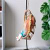 1:12 Scale Hanging Chair, Miniature Egg Cane Swing Dollhouse Furniture BJD Doll view 2