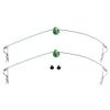 Mxfans Green Color 1/10 RC Car Body Clip Pins 155mm Steel Wire Body Clips with Screw Retainer N10259G Set of 2 view 1