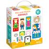 Banana Panda - Mix And Match Animals Puzzle Set - Creative Matching and Learning Activity for Kids Ages 18 Months and Up,Multicolor view 2