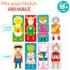 Banana Panda - Mix And Match Animals Puzzle Set - Creative Matching and Learning Activity for Kids Ages 18 Months and Up,Multicolor view 3