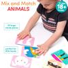 Banana Panda - Mix And Match Animals Puzzle Set - Creative Matching and Learning Activity for Kids Ages 18 Months and Up,Multicolor view 4