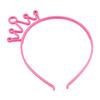 6 Pcs Candy Colors Plastic Hair Hoop Headband Hair Accessories with Toothed - Cartoon Non-slip Hair Band Headwear (Crown style) view 3