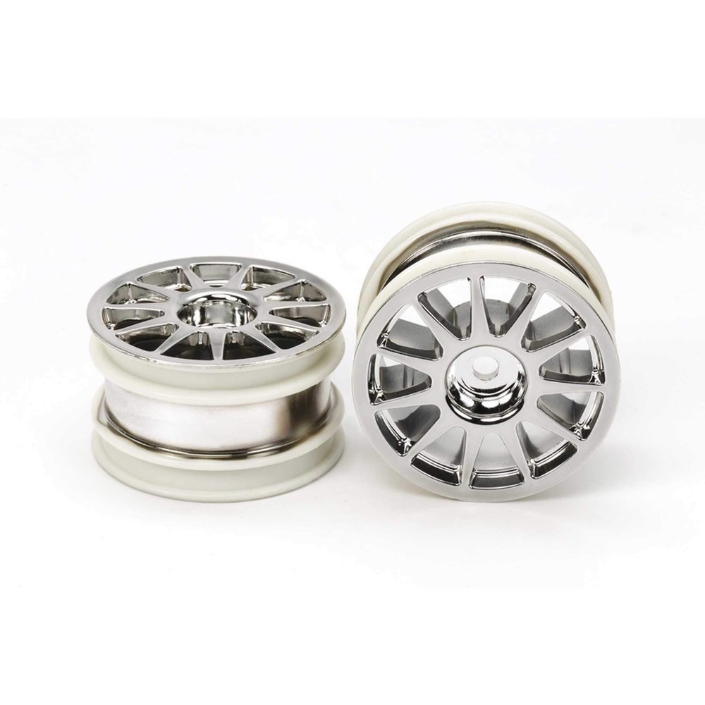 TAMIYA M-Chassis 11-Spoke Wheel Chrome Plated 2 TAM54824 RC Tire