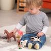 Learning Minds Set of 8 Jumbo Farm Animal Figures - Farm Animals for Toddlers Age 1-3 - Farm Toy for Kids Age 18 Months Plus - Animal Toys for Kids 1,2,3 Years Old view 2
