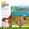 Learning Minds Set of 8 Jumbo Farm Animal Figures - Farm Animals for Toddlers Age 1-3 - Farm Toy for Kids Age 18 Months Plus - Animal Toys for Kids 1,2,3 Years Old view 3