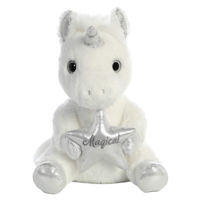Aurora - Christmas Items - 14" Holiday Magical Unicorn - Med