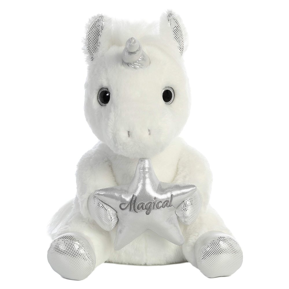 Aurora - Christmas Items - 14" Holiday Magical Unicorn - Med