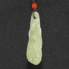 2.2" China Certified Nature Hetian Nephrite Jade Blessing Bat Hollow Carved Necklace Pendants view 4