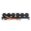 EPTNNASO Roof LED Spot Light Yellow with Mental Light Frame for 1/10 RC Traxxas TRX4 view 2