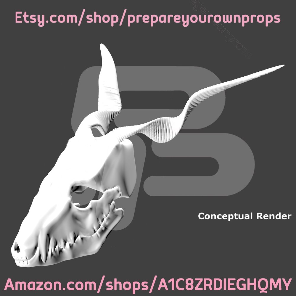 3D Printed Elias Skull Mask Kit
