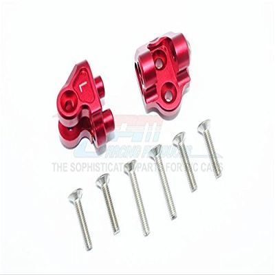 Aluminum Rear Upper Axle Mount Set For Rear Suspension Links For LOSI 1:6 4WD Super Baja Rey LOS05013 / Super Baja Rey 2.0 LOS05021 Upgrades - Red
