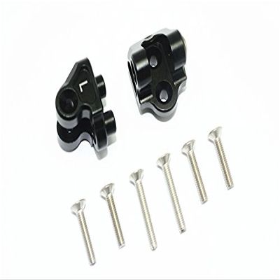 Aluminum Rear Upper Axle Mount Set For Rear Suspension Links For LOSI 1:6 4WD Super Baja Rey LOS05013 / Super Baja Rey 2.0 LOS05021 Upgrades - Black