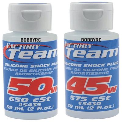 2 Pack ASSOCIATED 45 50 Weight Silicone Shock Oil 45wt 50wt Fluid 5430 5435 Includes CHICAGOLAND RC Coupon